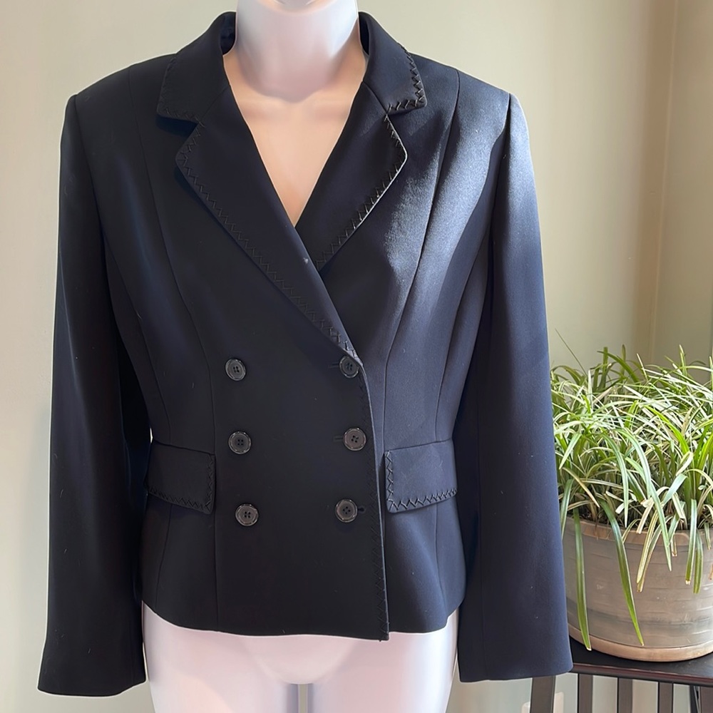 Tahari Double Breasted Blazer
